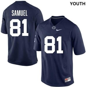 Youth Lyrick Samuel Navy Penn State Nittany Lions #81 College Football Stitched Jersey 908001-147