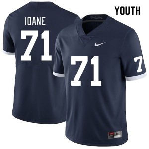 Youth Olaivavega Ioane Retro Navy Penn State Nittany Lions #71 College Football Stitched Jersey 365661-774