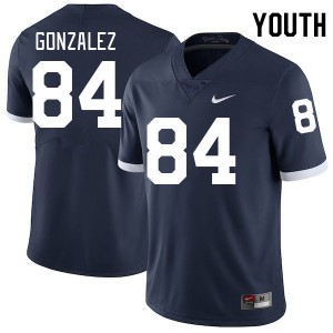 Youth Peter Gonzalez Retro Penn State Nittany Lions #84 College Football Embroidery Jersey 119138-717