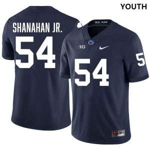 Youth TJ Shanahan Jr. Navy Penn State Nittany Lions #54 College Football Stitched Jersey 477180-787