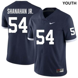 Youth TJ Shanahan Jr. Retro Navy Penn State Nittany Lions #54 College Football Stitched Jersey 663816-442