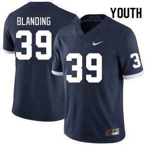 Youth Ty Blanding Retro Penn State Nittany Lions #39 College Football Official Jersey 655587-545