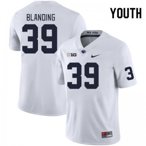 Youth Ty Blanding White Penn State Nittany Lions #39 College Football Game Jersey 779261-907