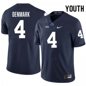 Youth Tyseer Denmark Navy Penn State Nittany Lions #4 College Football Stitched Jersey 838037-966