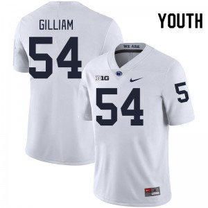 Youth Xavier Gilliam White Penn State Nittany Lions #54 College Football Limited Jersey 817488-579