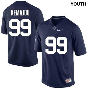 Youth Yvan Kemajou Navy Penn State Nittany Lions #99 College Football Stitched Jersey 728842-547
