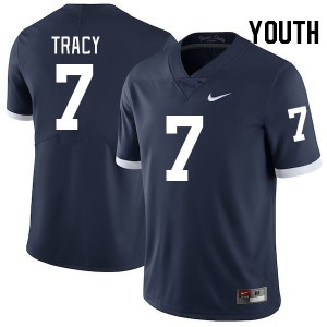 Youth Zion Tracy Retro Penn State Nittany Lions #7 College Football Limited Jersey 489782-192