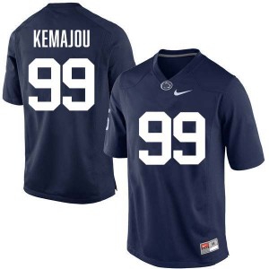 Men's Yvan Kemajou Navy Penn State Nittany Lions #99 College Football Stitched Jersey 272191-824