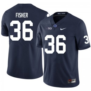 Men Zuriah Fisher Navy Penn State Nittany Lions #36 College Football Alumni Jersey 345264-133