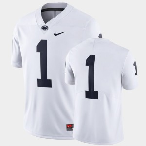 Men's Custom White Penn State Nittany Lions #1 College Football Limited Jersey 680575-129