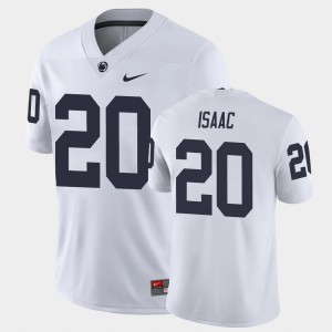 Men's Adisa Isaac White Penn State Nittany Lions #20 College Football Game Jersey 536351-513