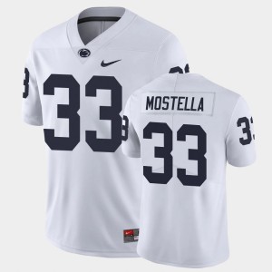 Men's Bryce Mostella White Penn State Nittany Lions #33 Limited College Football Jersey 246704-760