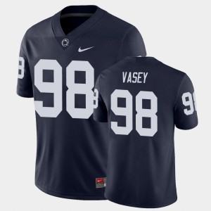 Men's Dan Vasey Navy Penn State Nittany Lions #98 College Football Game Jersey 436511-809