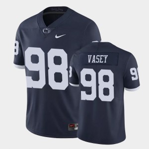 Men's Dan Vasey Navy Penn State Nittany Lions #98 Limited College Football Jersey 718386-325