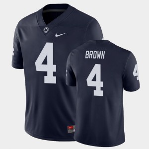Men's Journey Brown Navy Penn State Nittany Lions #4 College Football Game Jersey 261698-450