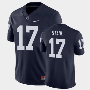 Men's Mason Stahl Navy Penn State Nittany Lions #17 College Football Game Jersey 756806-793