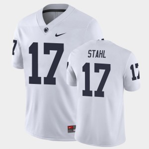 Men's Mason Stahl White Penn State Nittany Lions #17 College Football Game Jersey 537099-743