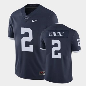 Men's Micah Bowens Navy Penn State Nittany Lions #2 Limited College Football Jersey 747394-570
