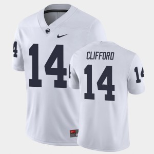 Men's Sean Clifford White Penn State Nittany Lions #14 College Football Game Jersey 593734-823