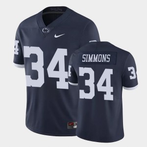 Men's Shane Simmons Navy Penn State Nittany Lions #34 Limited College Football Jersey 168528-665