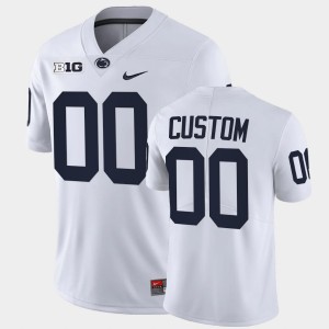 Men's Custom White Penn State Nittany Lions #00 College Football Limited Jersey 612287-164