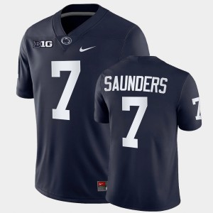 Men's Kaden Saunders Navy Penn State Nittany Lions #7 College Football Game Jersey 414080-151