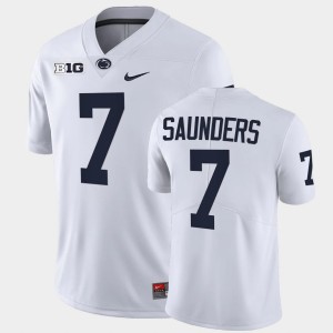 Men's Kaden Saunders White Penn State Nittany Lions #7 College Football Limited Jersey 645527-995