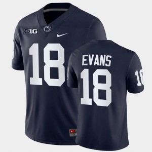 Men's Omari Evans Navy Penn State Nittany Lions #18 College Football Game Jersey 600946-871