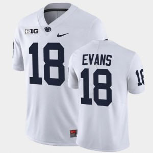 Men's Omari Evans White Penn State Nittany Lions #18 College Football Limited Jersey 191223-595