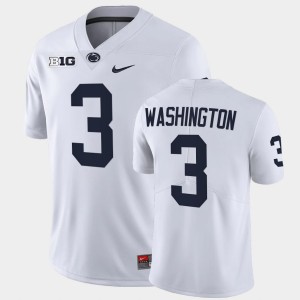 Men's Parker Washington White Penn State Nittany Lions #3 College Football Limited Jersey 419543-249