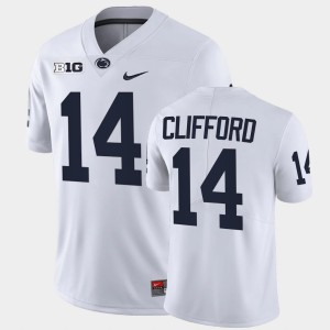 Men's Sean Clifford White Penn State Nittany Lions #14 College Football Limited Jersey 522893-563
