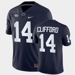 Men's Sean Clifford Navy Penn State Nittany Lions #14 College Football Game Jersey 371711-206