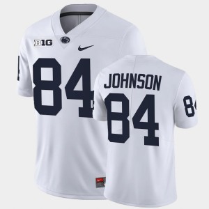 Men's Theo Johnson White Penn State Nittany Lions #84 College Football Limited Jersey 728598-560