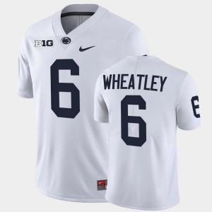 Men's Zakee Wheatley White Penn State Nittany Lions #6 College Football Limited Jersey 710900-990